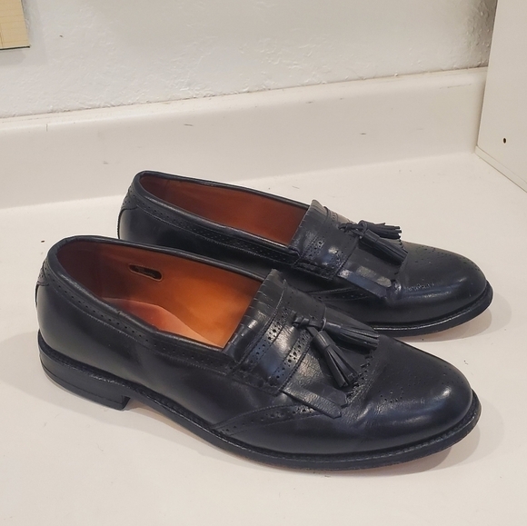 Allen Edmonds Other - Allen Edmonds Bridgeton Kiltie & Tassel Black Slip On Loafer Mens 11.5 D